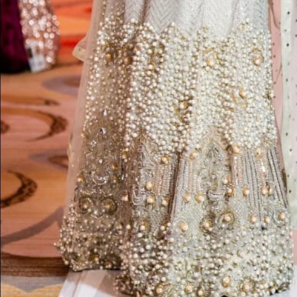 Bridal maxi with pearl work 😍 - Picture 2 of 2